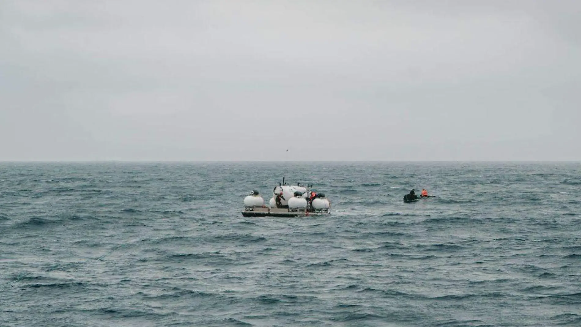 Detectan ruidos en búsqueda del submarino que desapareció en expedición al Titanic